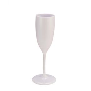 Taca Champagne Glamour 150Ml Branca Plastifesta