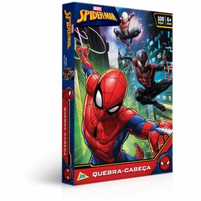 Quebra Cabeca 100Pc Spider Man Toyster